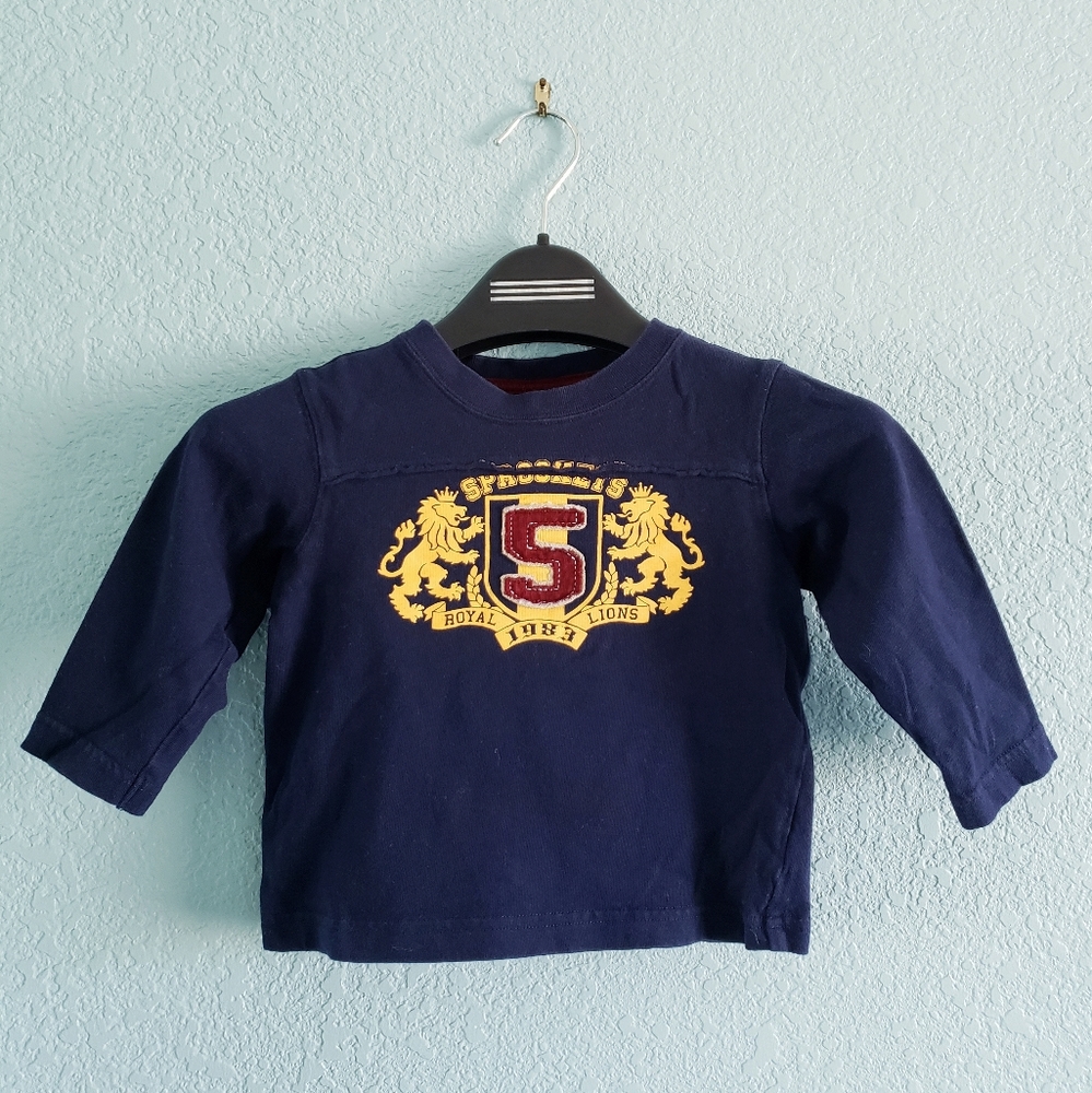 Sprockets (Toddler) | Royal Lion Print Long Sleeve